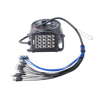 Robust stage box – 16 (12/4) csatornás, 15 m kábellel