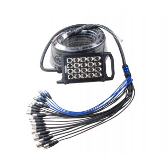 Robust stage box – 20 (16/4) csatornás, 30 m kábellel