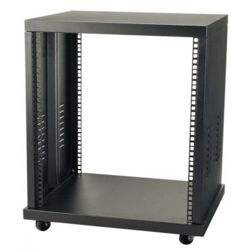 Robust rack keret M12U magas, 500 mm mély, fekete