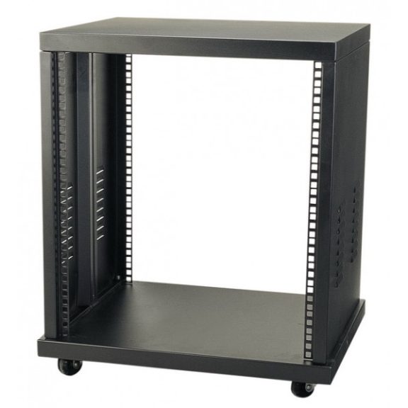 Robust rack keret M24U magas, 500 mm mély, fekete Robust rack keret M24U magas, 500 mm mély, fekete