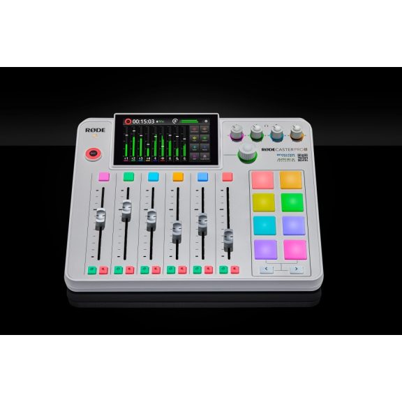 Rode RodeCaster PRO II (fehér) podcast és audio produkciós keverő Rode RodeCaster PRO II (fehér) podcast és audio produkciós keverő