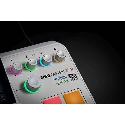 Rode RodeCaster PRO II (WH) podcast és audio produkciós keverő
