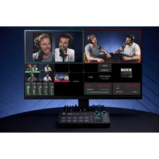 Rode RodeCaster VIDEO S hang és kép keverő
