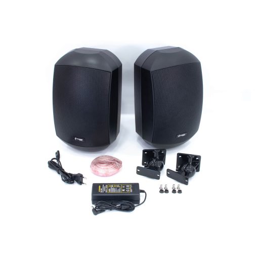 Thunder RWBT-6B Aktív Bluetooth fali hangfal pár, 2x30W, 6,5″ – fekete