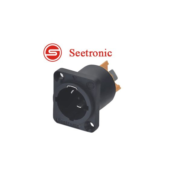 Seetronic SAC3MPX PowerCon aljzat, 3 pólusú, bemeneti, IP65 Seetronic SAC3MPX PowerCon aljzat, 3 pólusú, bemeneti, IP65