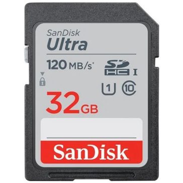 Sandisk 32GB ULTRA SDHC Class 10 UHS-I memóriakártya