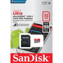 Sandisk 32Gb micro SDHC kártya és adapter