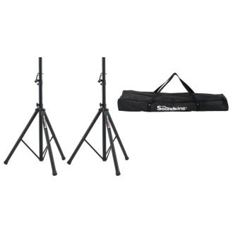 Soundking SB400B acél hangfalállvány szett hordtáskával