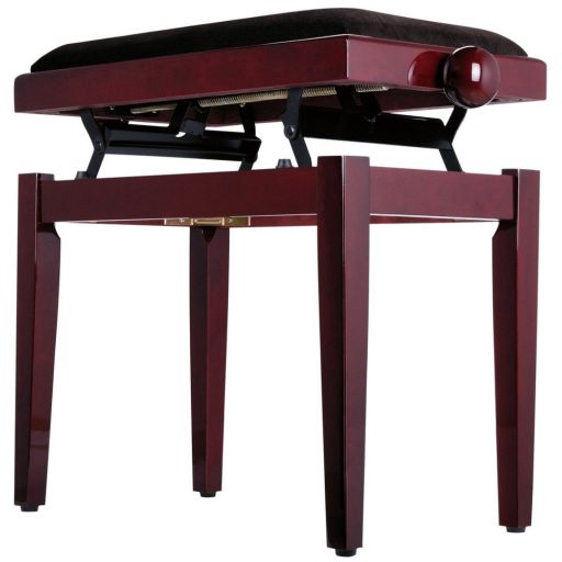 Soundsation SBH-103V-MH zongoraszék fényes felület, bársony tetővel		