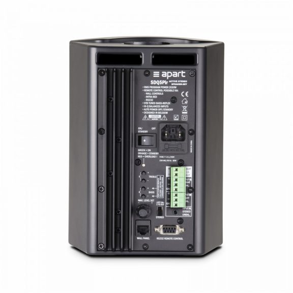 Biamp SDQ5PIR-BL aktív távirányítható hangfalpár 2x30W (fekete)