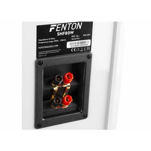 Fenton SHF80W FEHÉR elegáns passzív hangfaltorony pár 2×250/500W (3×16,5 cm mélysugárzó)