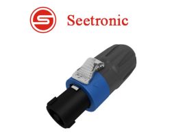 Seetronic SL4FX-N Speakon lengő dugó, 4 pólusú, univerzális kábelrögzítővel