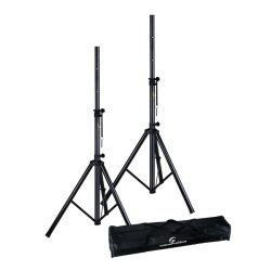 Soundsation SPST-SET80-BK aluminium hangfalállvány pár tokkal