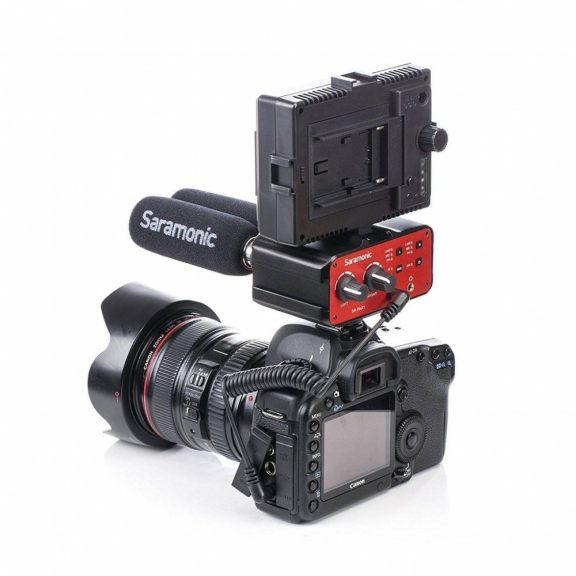 Saramonic SR-PAX1 kompakt hang keverő kamerához és fotógéphez Saramonic SR-PAX1 kompakt hang keverő kamerához és fotógéphez