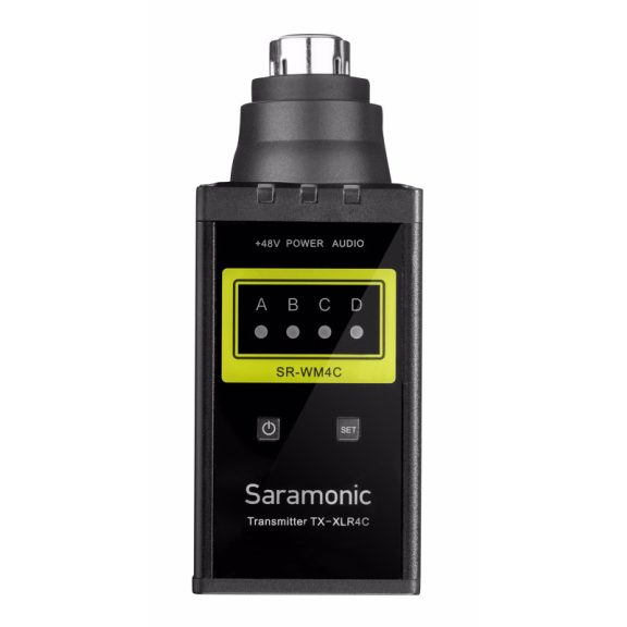 Saramonic XLR4C Saramonic Plug-on adó WM4C VHF vezetéknélküli rendszerhez +48V fantomtáppal Saramonic XLR4C Saramonic Plug-on adó WM4C VHF vezetéknélküli rendszerhez +48V fantomtáppal