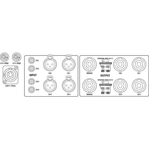 IMG Stage Line STA-2000D végerősítő