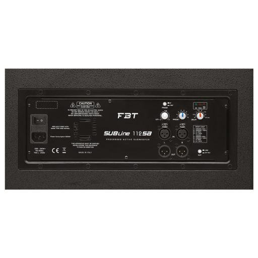 FBT SUBLINE 112SA aktív mélysugárzó 12"-os