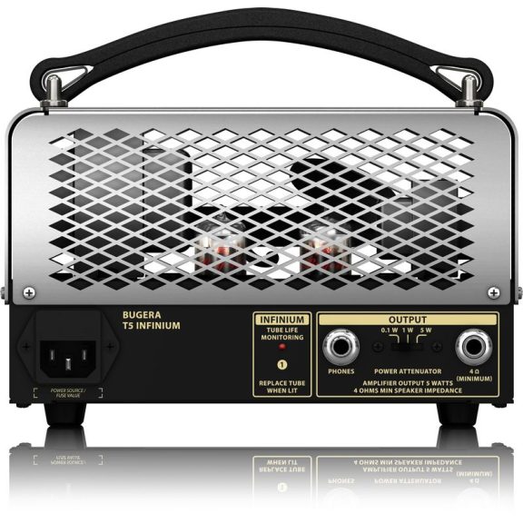 Bugera T5 INFINIUM csöves gitár erősítő fej 5W Bugera T5 INFINIUM csöves gitár erősítő fej 5W