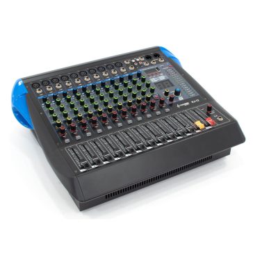  Thunder KJ-12 2x700W, 12 csatornás keverőerősítő + Bluetooth + Effekt