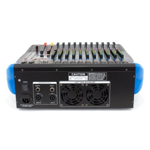 Thunder KJ-12 2x700W, 12 csatornás keverőerősítő + Bluetooth + Effekt