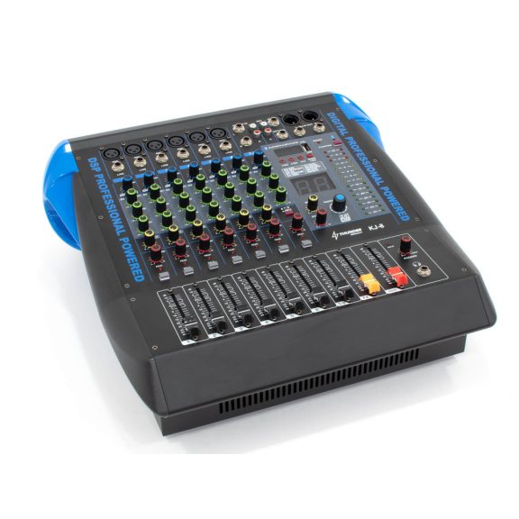 Thunder KJ-8 2x700W, 8 csatornás keverőerősítő + Bluetooth + Effekt Thunder KJ-8 2x700W, 8 csatornás keverőerősítő + Bluetooth + Effekt