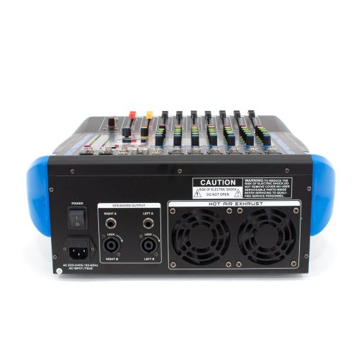 Thunder KJ-8 2x700W, 8 csatornás keverőerősítő + Bluetooth + Effekt