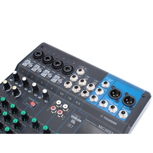 Thunder MG10XU 10 csatornás zenekari keverő + Effekt