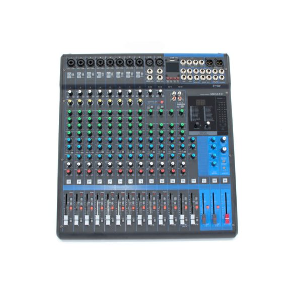 Thunder MG16XU-USB 16 csatornás zenekari keverő, USB, Bluetooth + Effekt Thunder MG16XU-USB 16 csatornás zenekari keverő, USB, Bluetooth + Effekt