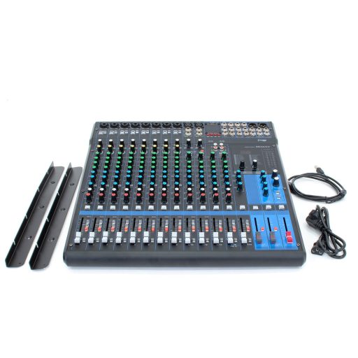 Thunder MG16XU-USB 16 csatornás zenekari keverő, USB, Bluetooth + Effekt