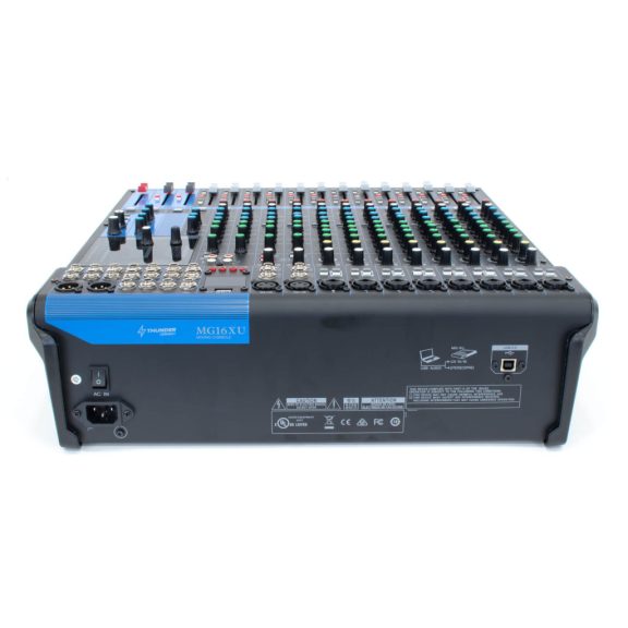 Thunder MG16XU-USB 16 csatornás zenekari keverő, USB, Bluetooth + Effekt Thunder MG16XU-USB 16 csatornás zenekari keverő, USB, Bluetooth + Effekt