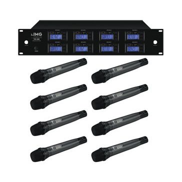 IMG Stage Line TXS-686 vevő 8db kézi mikrofonnal