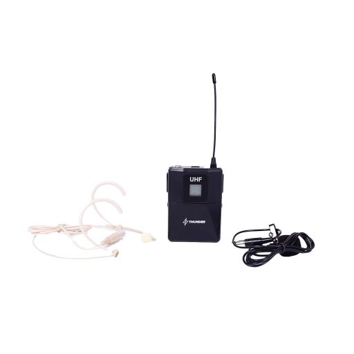 Thunder U-4008 4HT UHF rádiós mikrofon (4 db CSÍPTETŐS + 4 db FEJ mikrofon) + Koffer