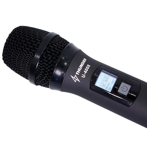 Thunder U-4008 4ND UHF rádiós mikrofon szett (4 db KÉZI mikrofon) + Koffer