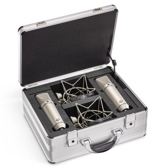   Neumann U 87 Ai STEREO SET stúdiómikrofon rezgésmentes tartóval (2db)