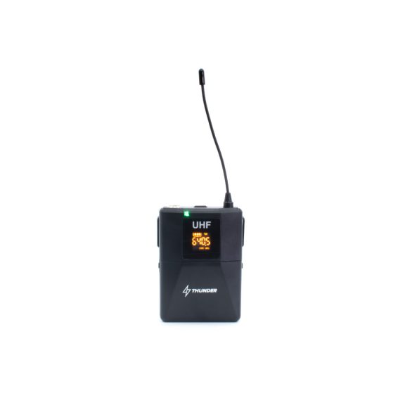Thunder U-801BP UHF vezeték nélküli, akkus mikrofon szett (1 db CSÍPTETŐS + 1 db FEJ mikrofon)