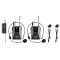 Thunder U-802BP UHF vezeték nélküli, akkus mikrofon szett (2 db CSÍPTETŐS + 2 db FEJ mikrofon)