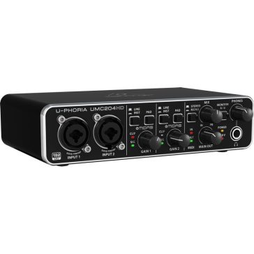 Behringer UMC204HD U-PHORIA külső hangkártya