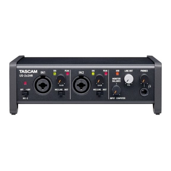 Tascam US-2x2HR Audio/Midi interfész (2 in/2 out)