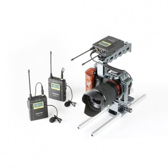 Saramonic UwMic9 Kit2 Dupla csíptetős kamera mikrofon szett 