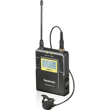   Saramonic UwMic9 TX9 vezetéknélküli zsebadó + csíptetős mikrofon