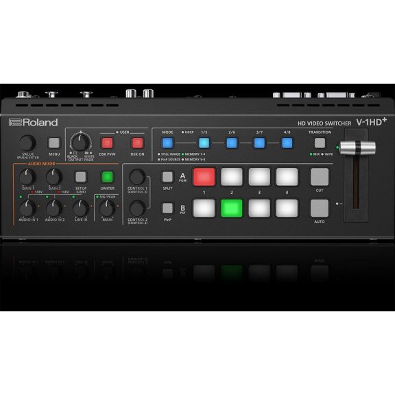 Roland V-1HD+ videó keverő 4 csatornás video keverő Roland V-1HD+ videó keverő 4 csatornás video keverő