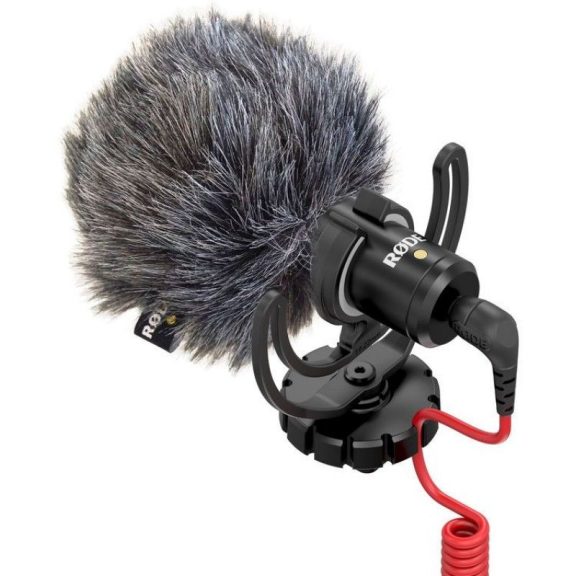 Rode VideoMicro mikrofon szélfogóval Rode VideoMicro mikrofon szélfogóval