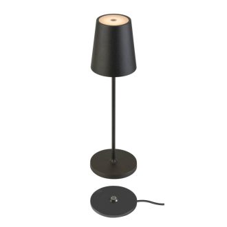 SLV VINOLINA TWO akkus asztali lámpa (fekete)