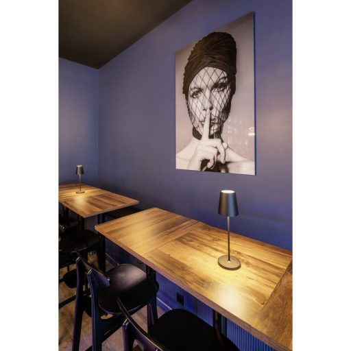 SLV VINOLINA TWO akkus asztali lámpa (fekete)