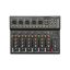 Voice-Kraft VK-F7 Keverőpult 5 Monó/1 Sztereó csatorna, USB interface, Bluetooth