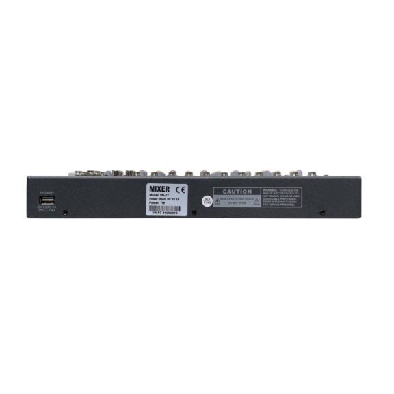 Voice-Kraft VK-F7 Keverőpult 5 Monó/1 Sztereó csatorna, USB interface, Bluetooth Voice-Kraft VK-F7 Keverőpult 5 Monó/1 Sztereó csatorna, USB interface, Bluetooth