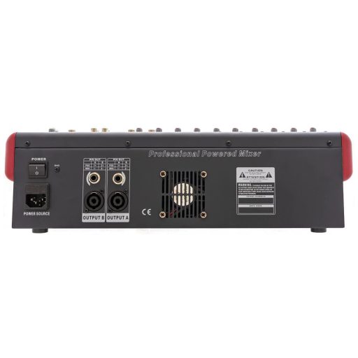 Voice-Kraft VK-PM1208 Powermixer, 2x250W/4Ohm, MP3 lejátszó