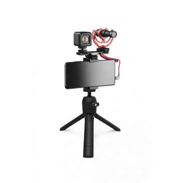   Rode VLOGGER KIT UNIVERSAL komplett szett TRRS csatlakozóval Android telefonokhoz