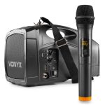   Vonyx ST-014 hordozható akkus hangfal rádiós mikrofonnal, MP3/BT