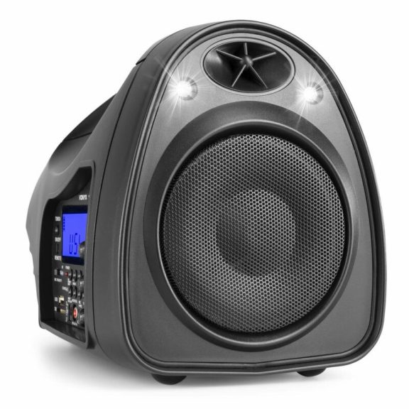 Vonyx ST-016 hordozható akkus hangfal 2db rádiós mikrofonnal, MP3/BT/Lámpa